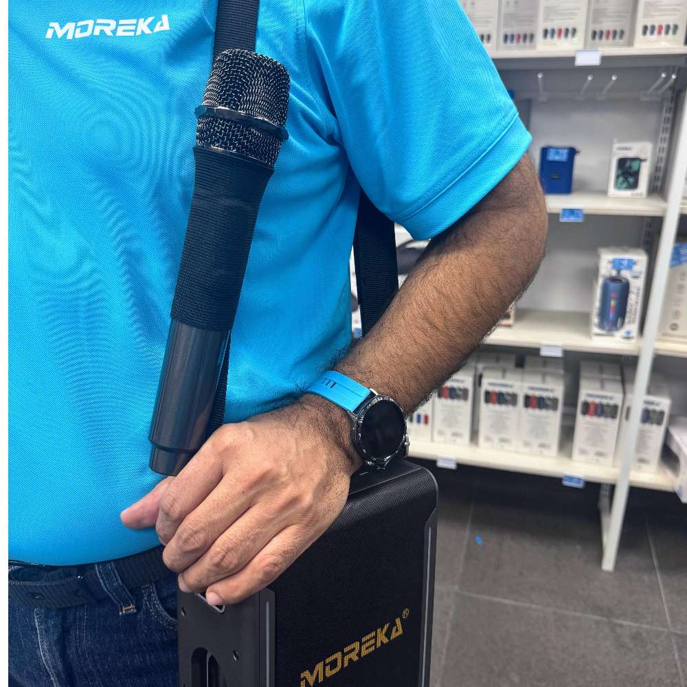 Bocina Moreka A29 80W 6000mAh 5-6 hrs de bateria Bluetooth, Contra Agua IPX5 - Imagen 10