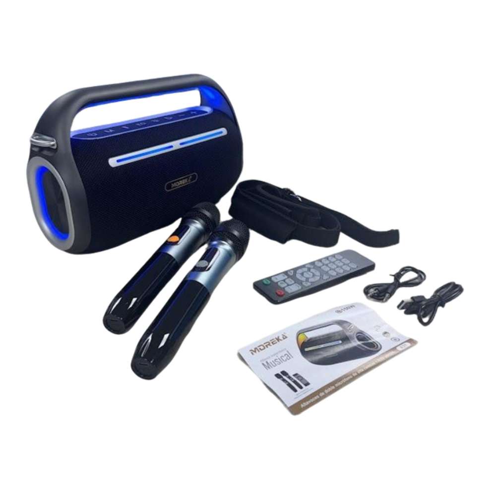Bocina Moreka A31 150W 8000mAh 6-8 hrs de bateria Bluetooth, Contra Agua IPX5 - Imagen 3