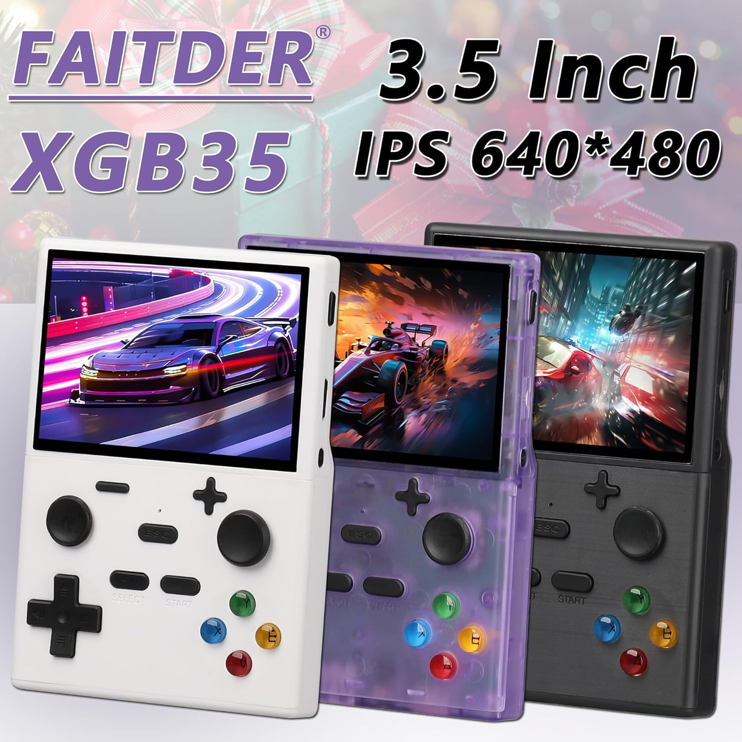 Consola de juegos portátil XGB35 3.5 pulgadas retro RAM 2GB ROM 8 - Imagen 2