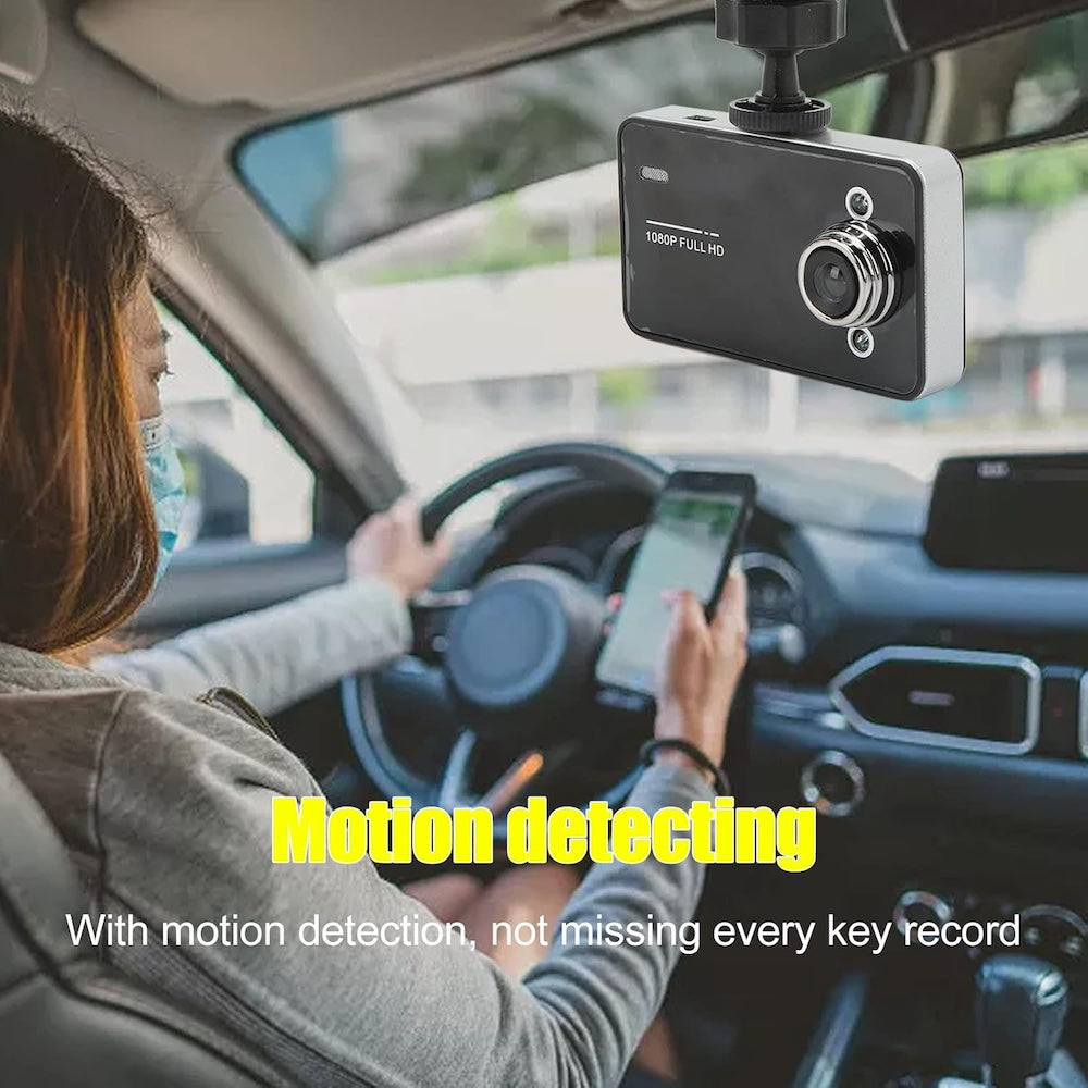 Cámara Para Auto Carro Grabadora De Viaje Full Hd 1080 P DVR JLY-K6000 - Imagen 10
