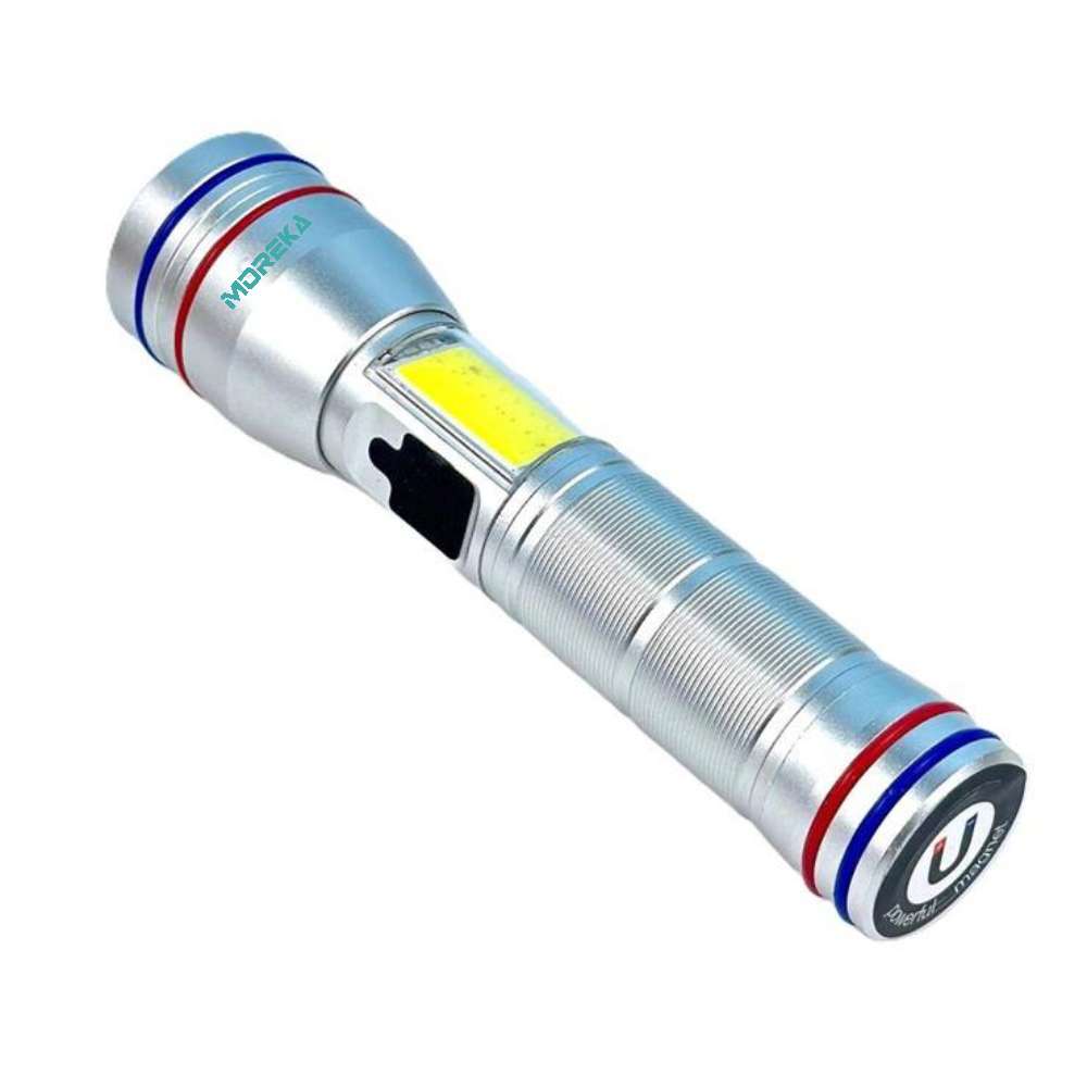 Linterna tactica metalica recargable con iman 7 modos diferentes de luz led Moreka MT-T016 - Imagen 4