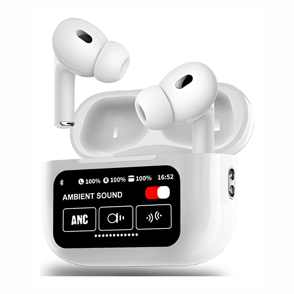 Audífonos Bluetooth Anc A9pro Cancelación Ruido Lcd Táctil - Imagen 1