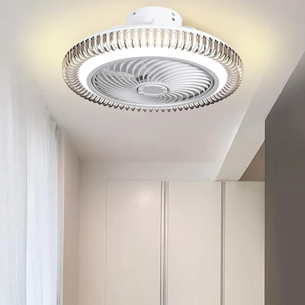 Ventilador De Techo Con Lámpara Led Foco 35w Silencioso FS-136 - Imagen 3