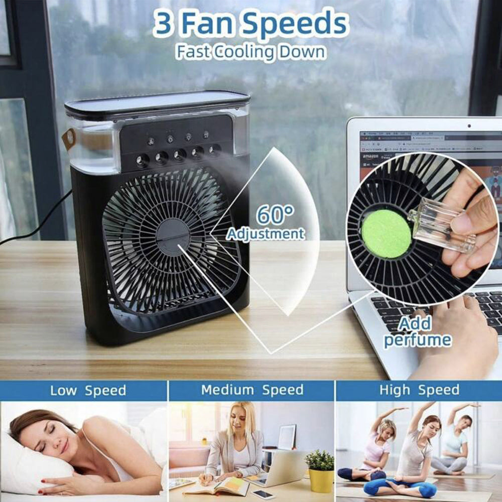 Clima Enfriador De Aire Mini Ventilador Frio Portatil Moreka SF112 - Imagen 3