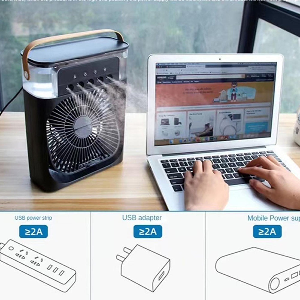 Clima Enfriador De Aire Mini Ventilador Frio Portatil Moreka SF112 - Imagen 6