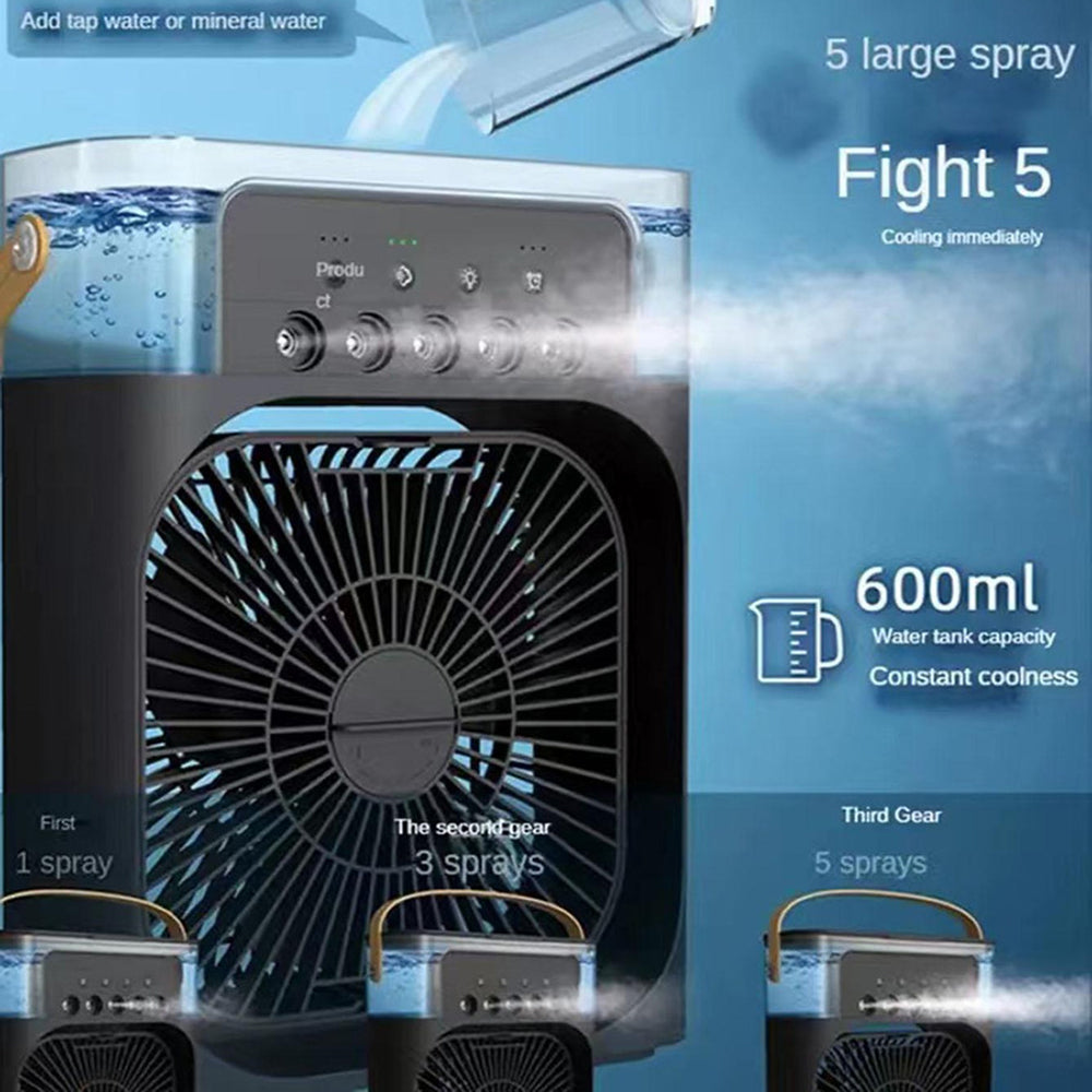 Clima Enfriador De Aire Mini Ventilador Frio Portatil Moreka SF112 - Imagen 8
