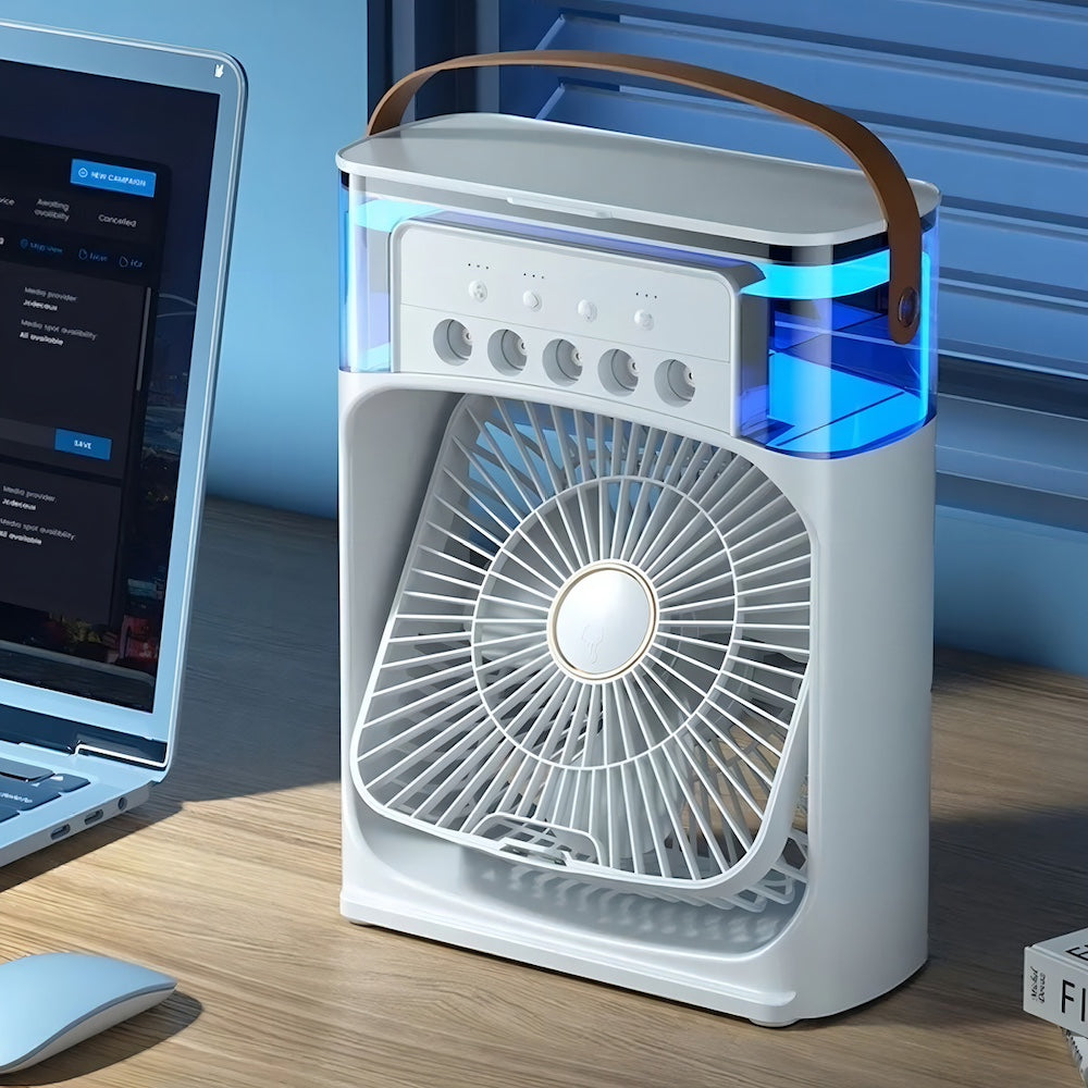 Clima Enfriador De Aire Mini Ventilador Frio Portatil Moreka SF112 - Imagen 10