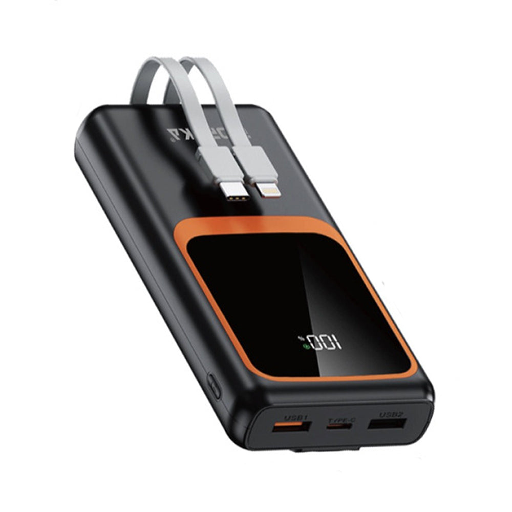 Power Bank Moreka K089 20000 mAh 74W cable tipo C y tipo IP - Imagen 1