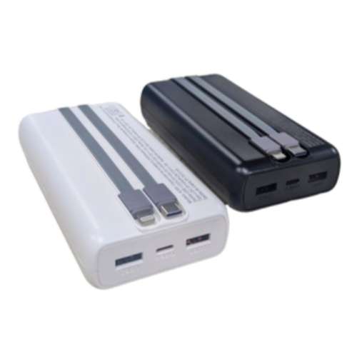 Power Bank Moreka K089 20000 mAh 74W cable tipo C y tipo IP - Imagen 3