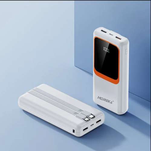 Power Bank Moreka K089 20000 mAh 74W cable tipo C y tipo IP - Imagen 8