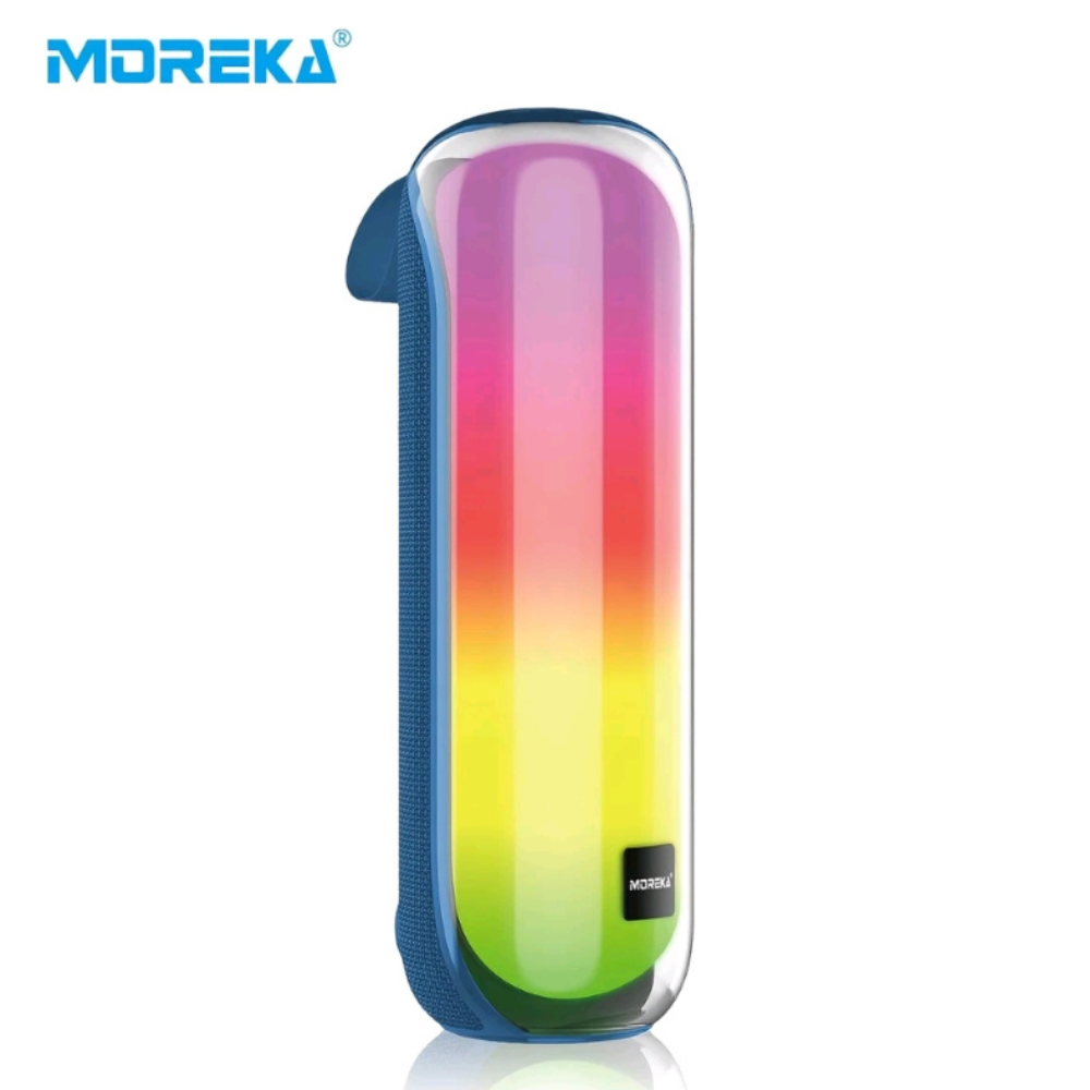 Bocina Moreka 408 14W (2 x 7W) 3000mAh Batería Bluetooth V5.3 IPX5 Resistente al Agua Luz RGB Micrófono Incorporado Radio FM - Imagen 11