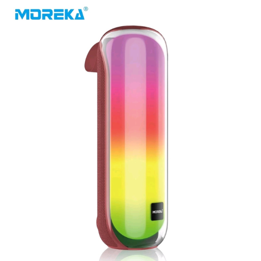 Bocina Moreka 408 14W (2 x 7W) 3000mAh Batería Bluetooth V5.3 IPX5 Resistente al Agua Luz RGB Micrófono Incorporado Radio FM - Imagen 13