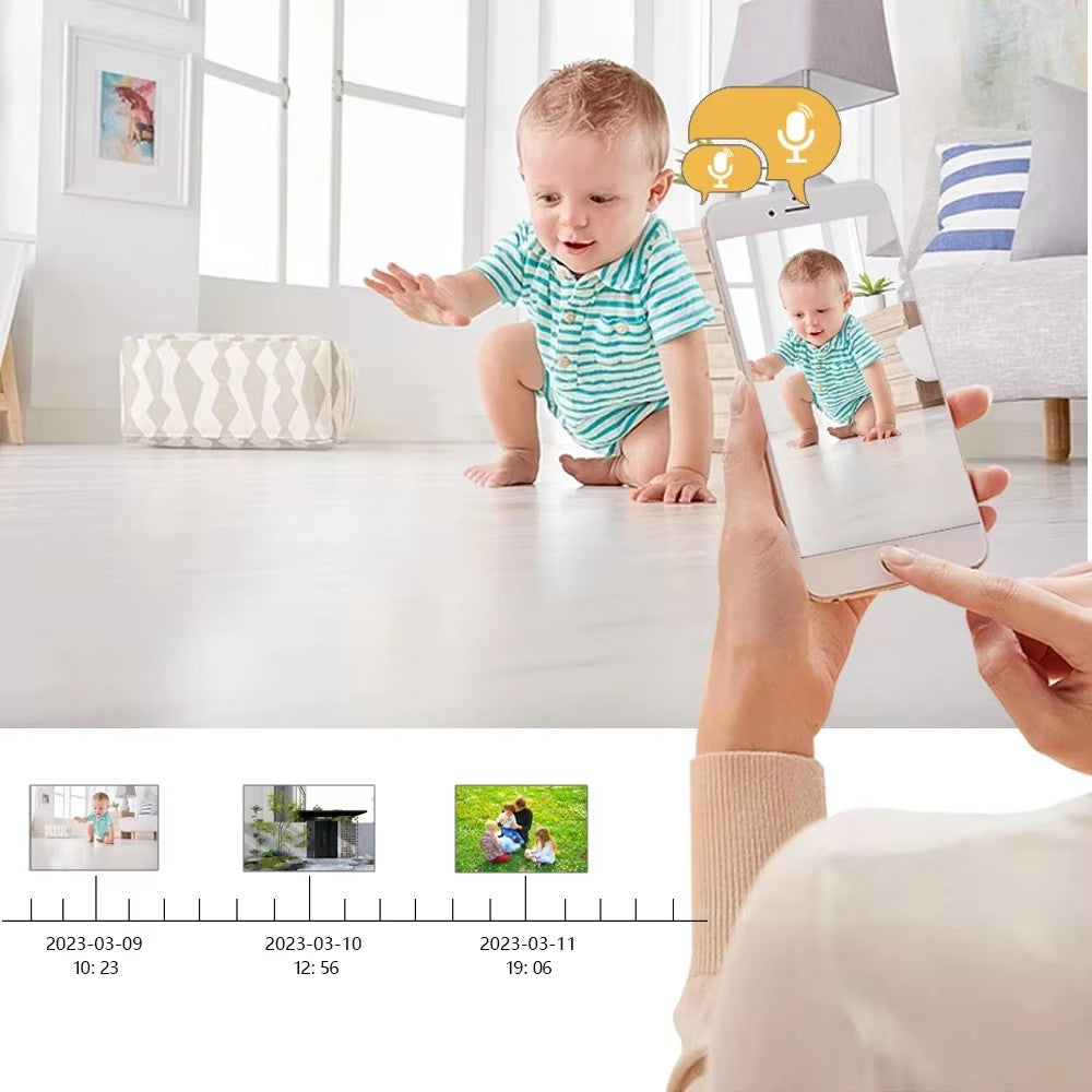 Cámara IP 360° Wifi 1080 HD Visión Nocturna Certificación IP44 Micrófono y altavoz JK-004 - Imagen 5