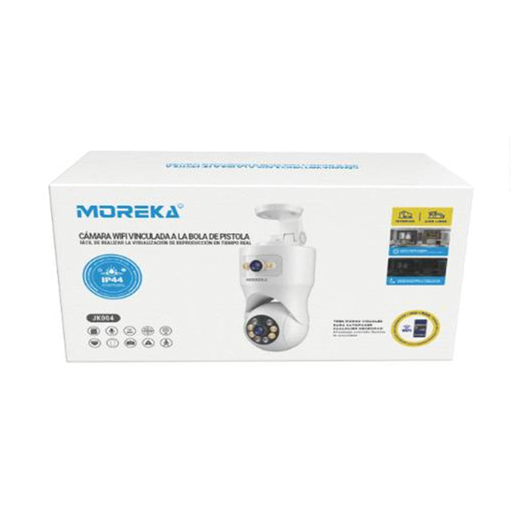Cámara IP 360° Wifi 1080 HD Visión Nocturna Certificación IP44 Micrófono y altavoz JK-004 - Imagen 7