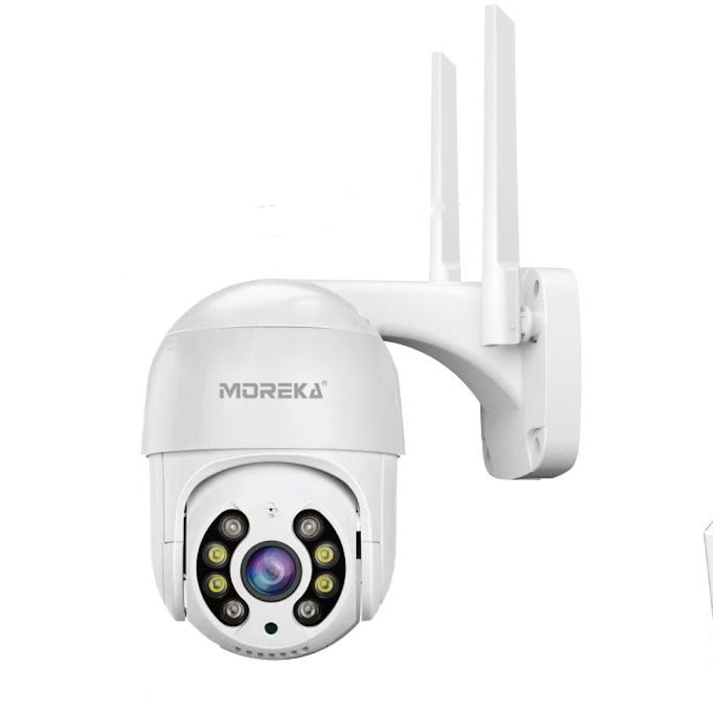 Cámara IP 360° Wifi 3mp Visión Nocturna Certificación IP66 Micrófono y altavoz JK-003