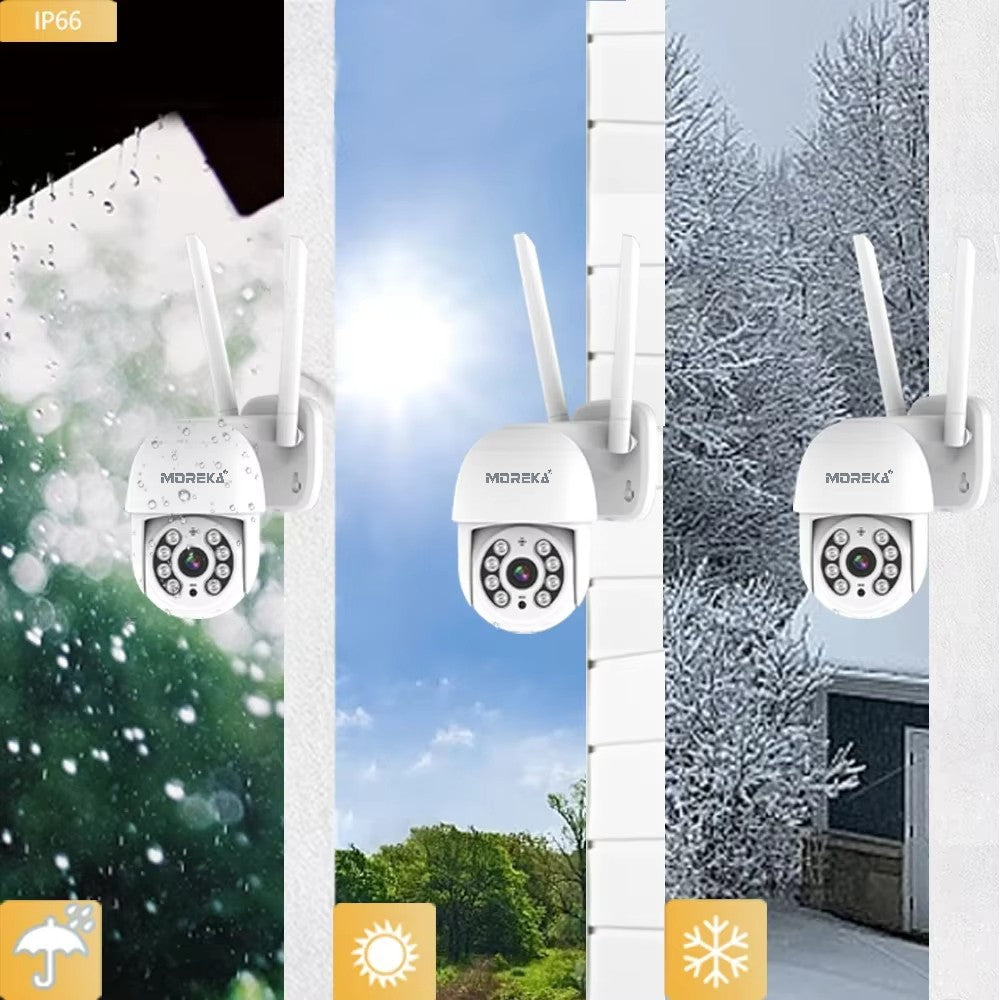 Cámara IP 360° Wifi 3mp Visión Nocturna Certificación IP66 Micrófono y altavoz JK-003 - Imagen 3