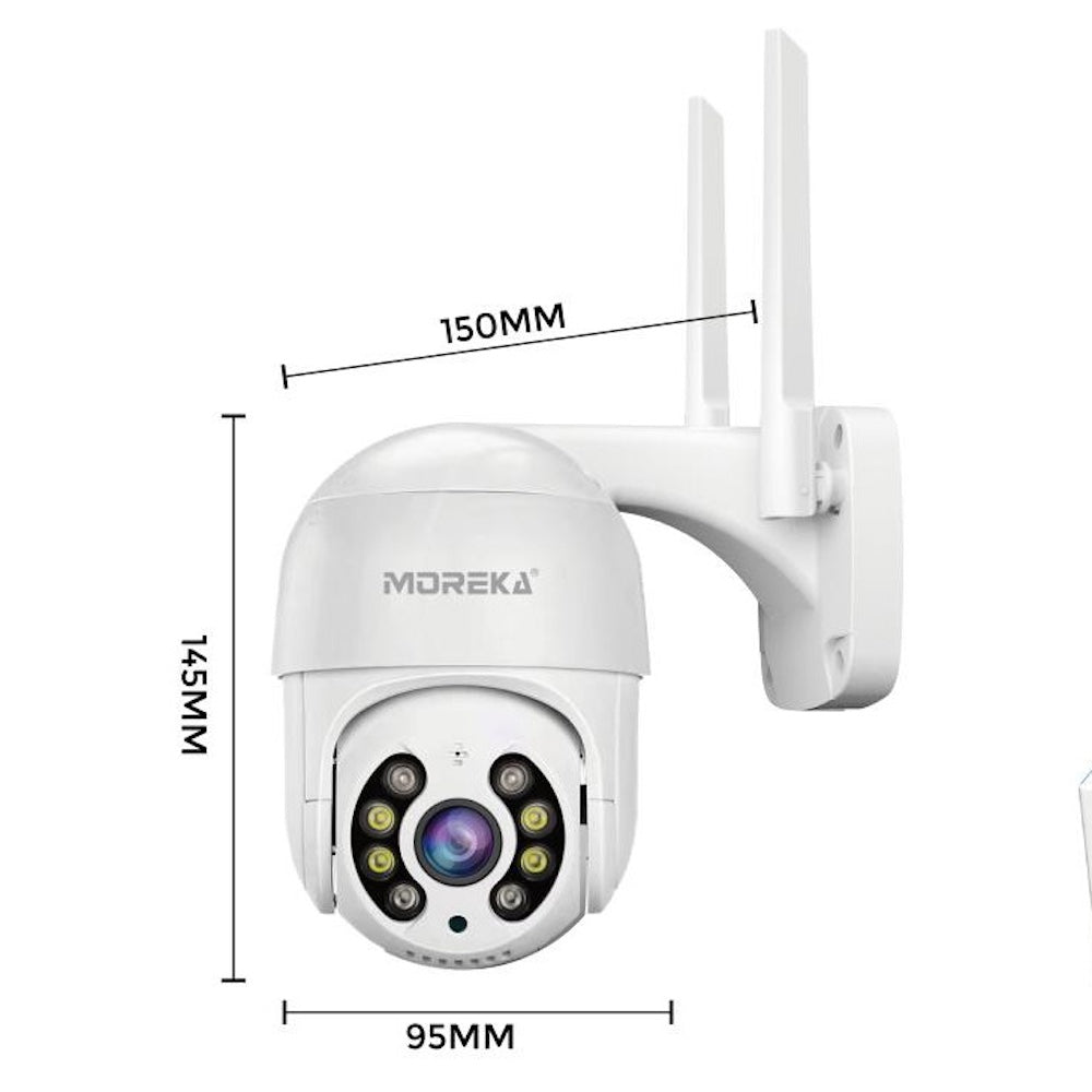 Cámara IP 360° Wifi 3mp Visión Nocturna Certificación IP66 Micrófono y altavoz JK-003 - Imagen 8