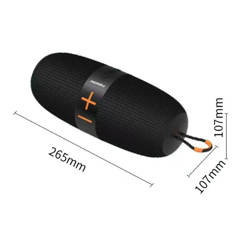 Bocina Bluetooth Moreka 421 10W 2400mAh TF Card Radio FM Resistente al agua IPX6 - Imagen 6