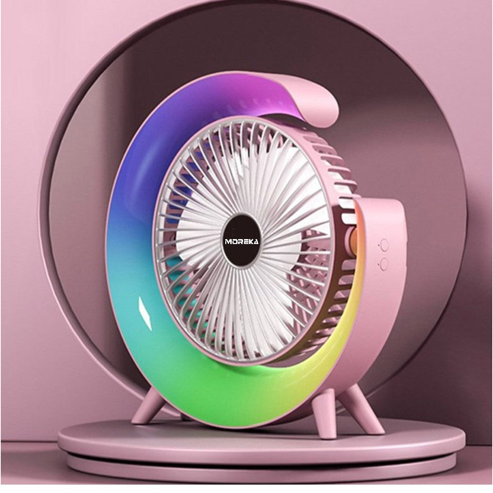 Ventilador alta velocidad RGB, Ajustable 1200mAh FS-110 - Imagen 2