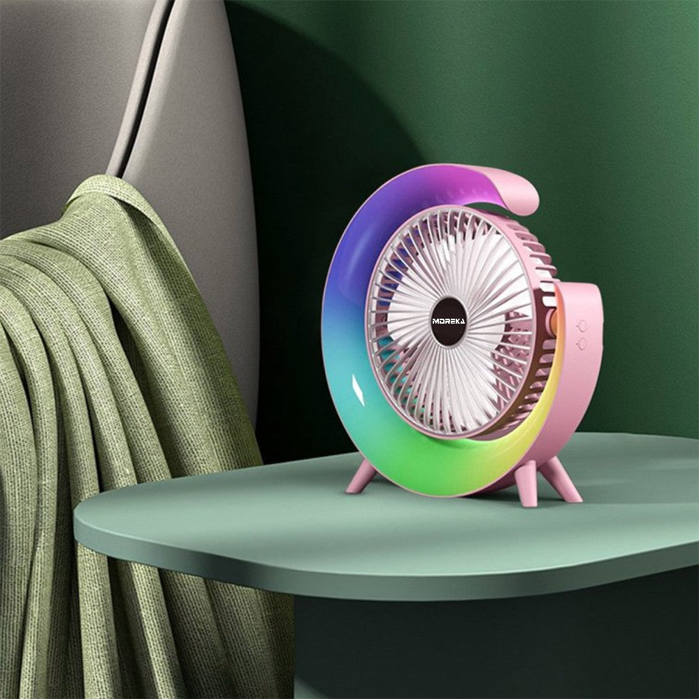 Ventilador alta velocidad RGB, Ajustable 1200mAh FS-110 - Imagen 8