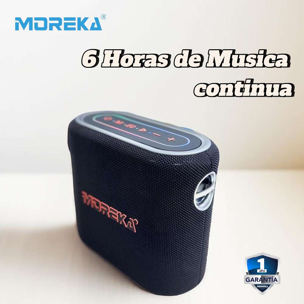 Bocina Moreka A30 80W 6000mAh 6 hrs de bateria Bluetooth, Contra Agua IPX5 - Imagen 4