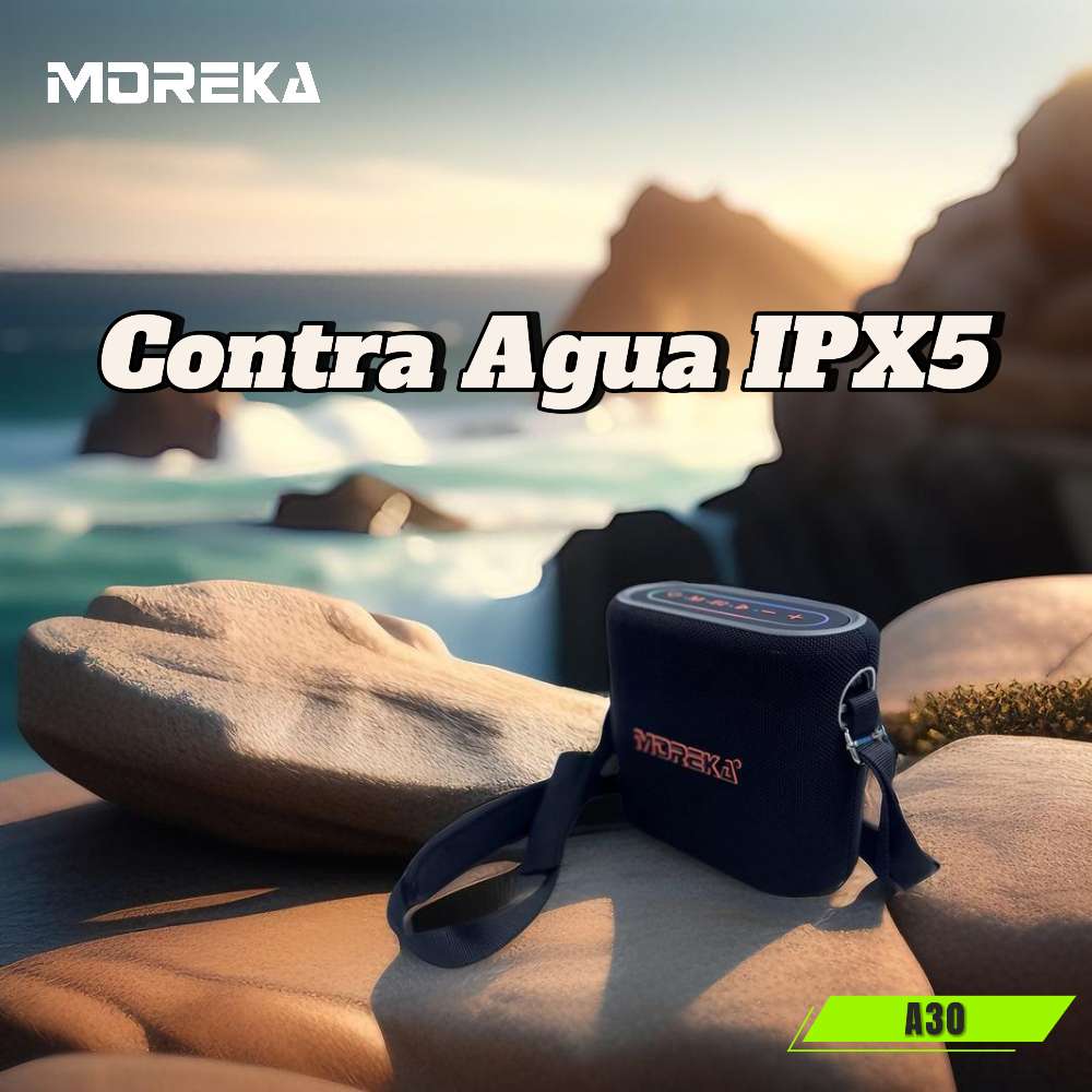 Bocina Moreka A30 80W 6000mAh 6 hrs de bateria Bluetooth, Contra Agua IPX5 - Imagen 6