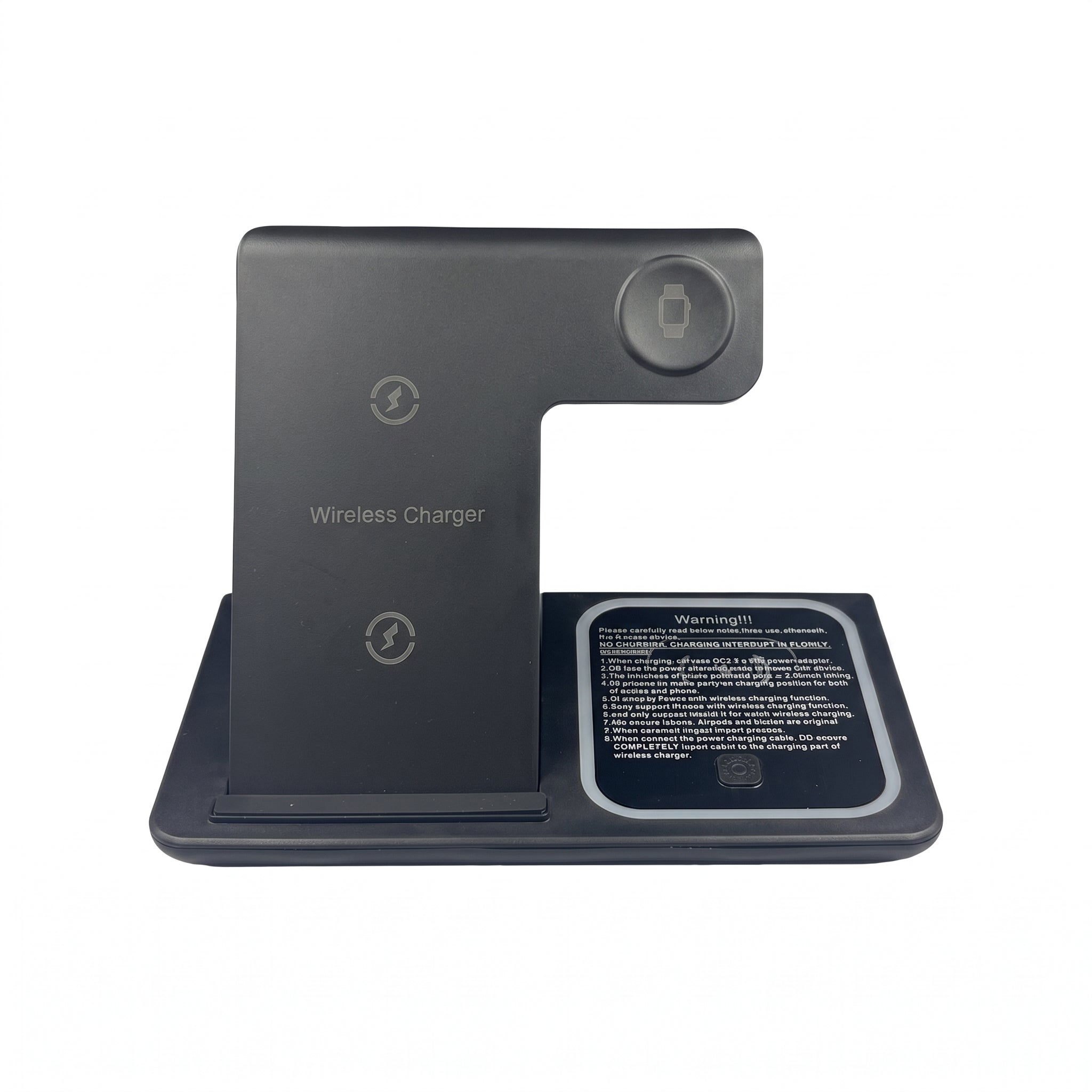 Estación de Carga 3 en 1 Yisen X455 para Smartphone Audifonos y SmartWatch - Imagen 11