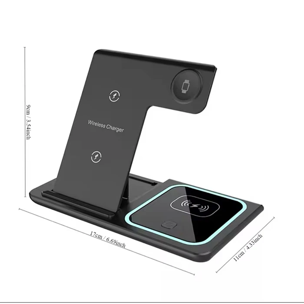 Estación de Carga Inalámbrica 3 en 1 compatible con apple modelo x455 - Imagen 7