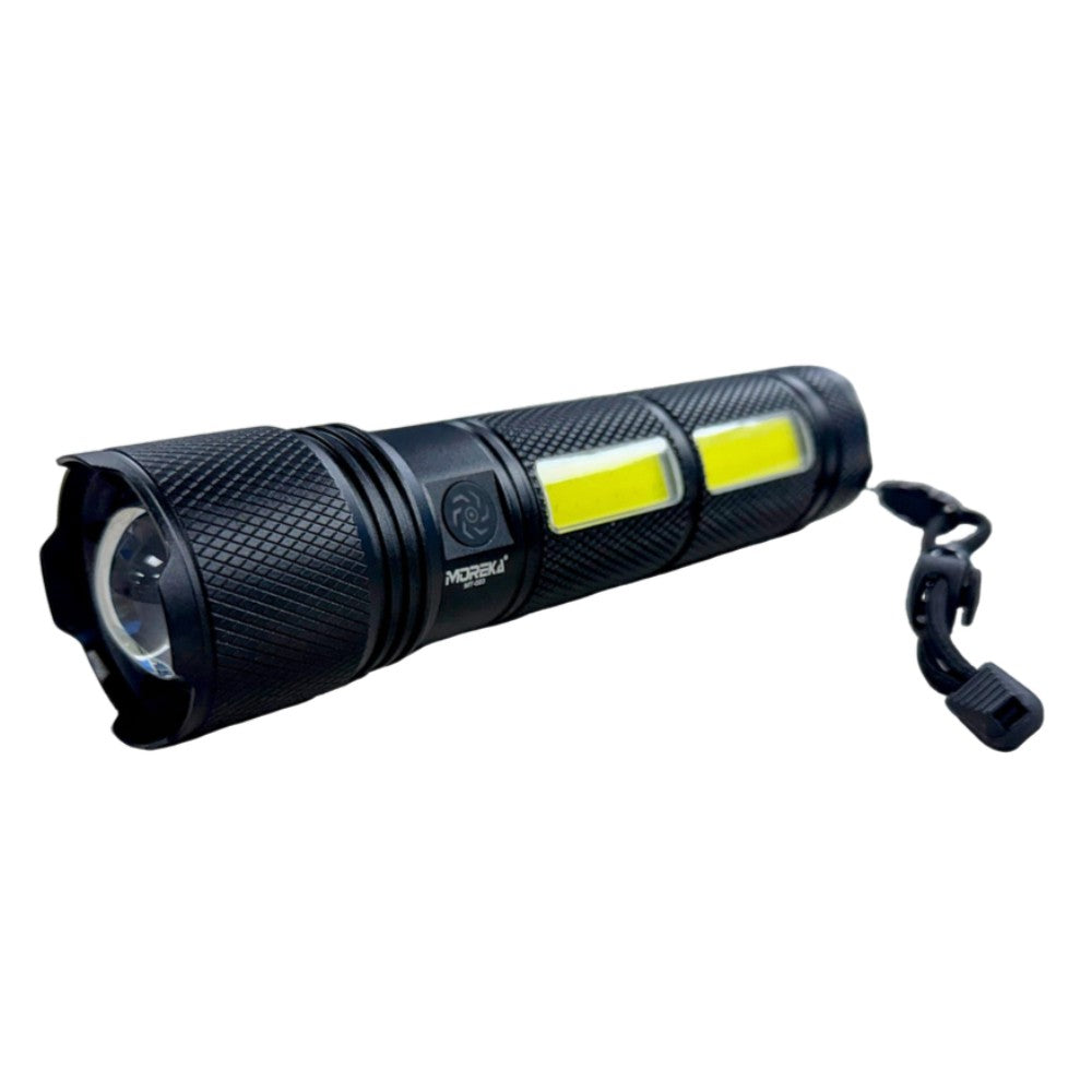 Linterna tactica metalica recargable 3600mAh TG+COB 3000 metros de distancia MT-023 - Imagen 6