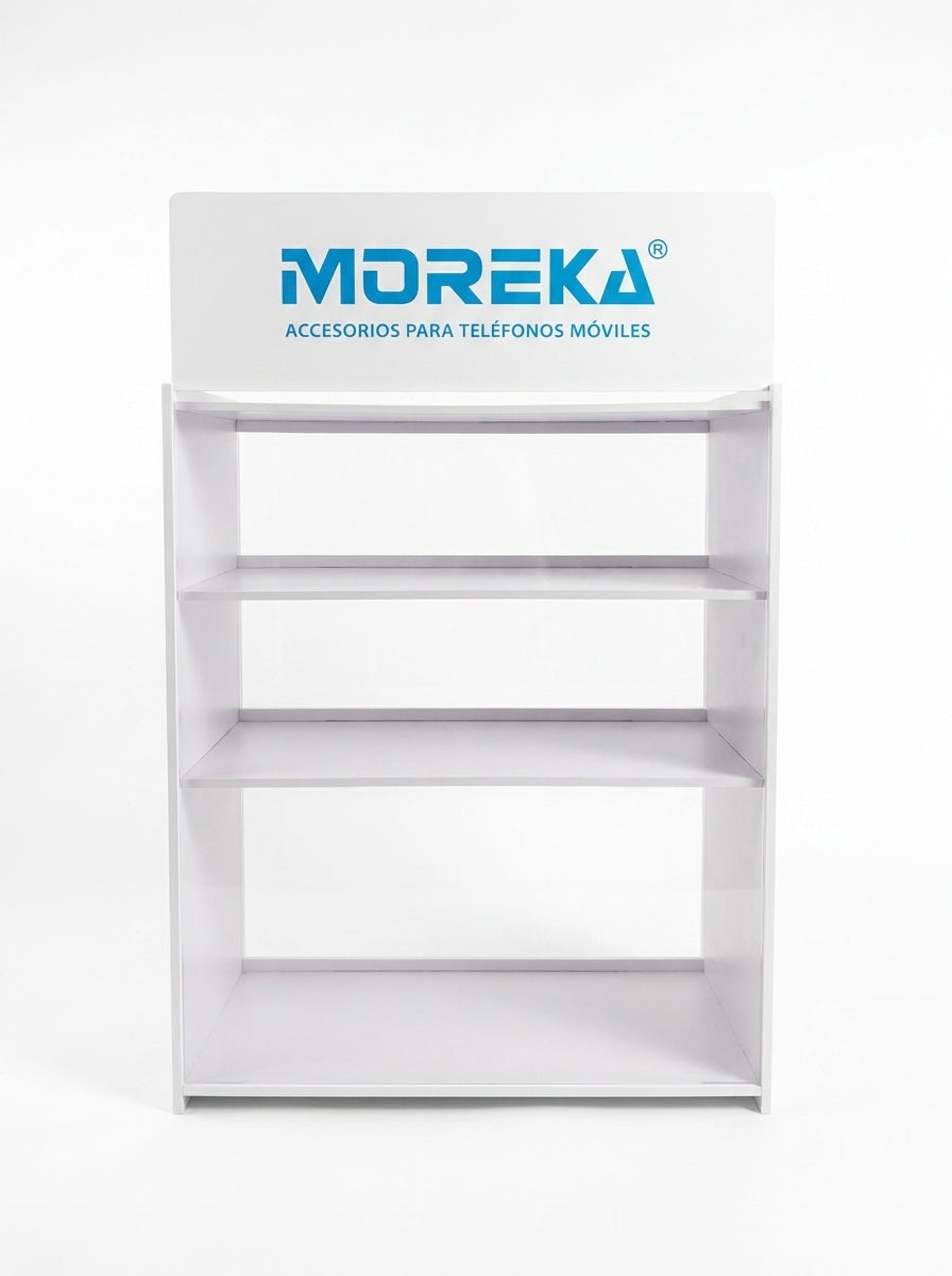 Exhibidor Desarmado para vender Accesorios celulares Madera Acrílico Fácil Transporte Mod 2200 - Imagen 1