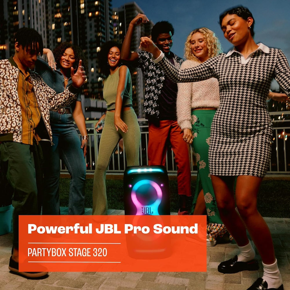 JBL Partybox Stage 320 Bocina Portátil Bluetooth 240W 18 Horas de reproducción - Imagen 8
