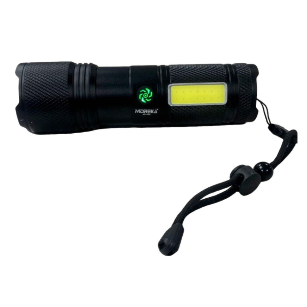 Linterna tactica metalica recargable 2400mAh TG+COB 3000 metros de distancia MT-025 - Imagen 2