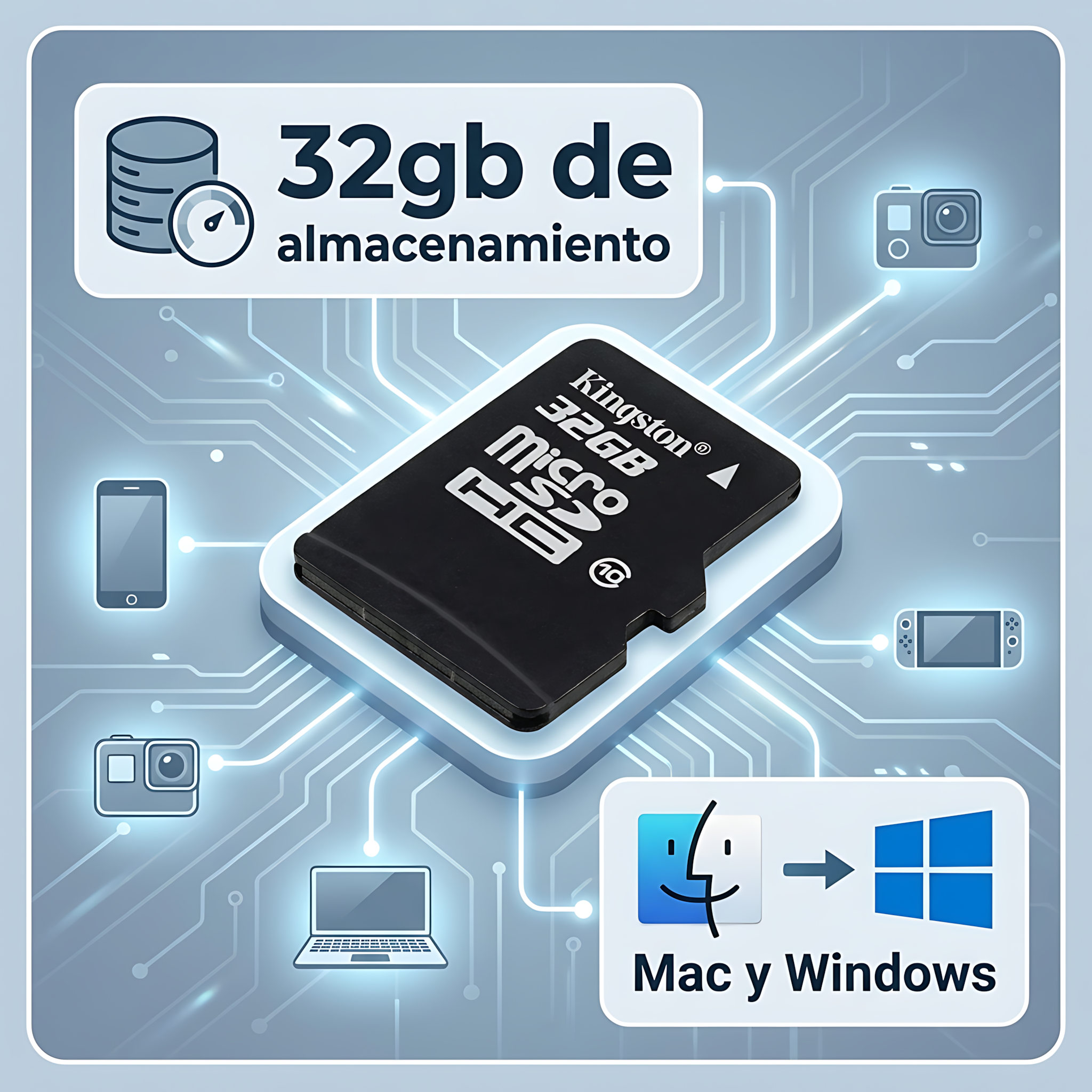 Memoria MICRO SD Kingston 32GB - Imagen 2