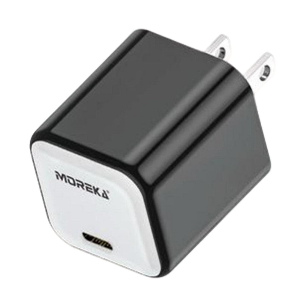 Cubo carga rápida 20W 5V- 3A puerto C Moreka P-214 - Imagen 1