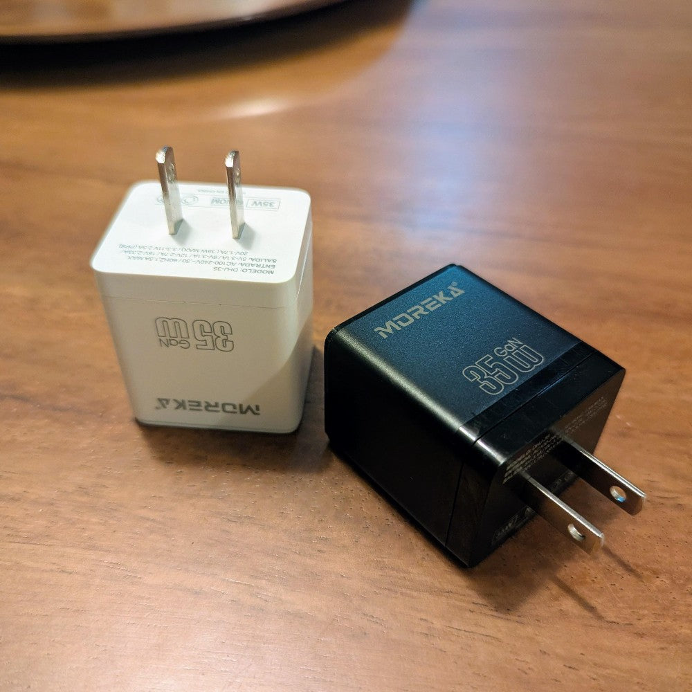 Cubo Turbo Cargador GaN 35W puerto C Moreka DHJ-35 - Imagen 3