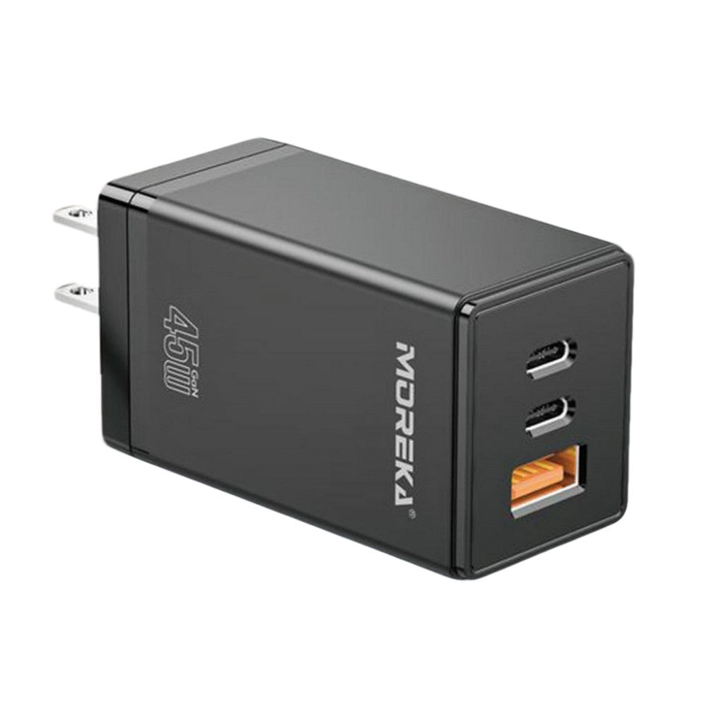 Cubo Turbo Cargador 45W 3 puertos C1 45W C2 45W USB A 30W GAN ideal para Notebook DHJ-36 - Imagen 1