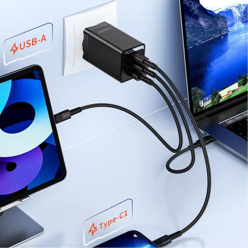 Cubo Turbo Cargador 45W 3 puertos C1 45W C2 45W USB A 30W GAN ideal para Notebook DHJ-36 - Imagen 6