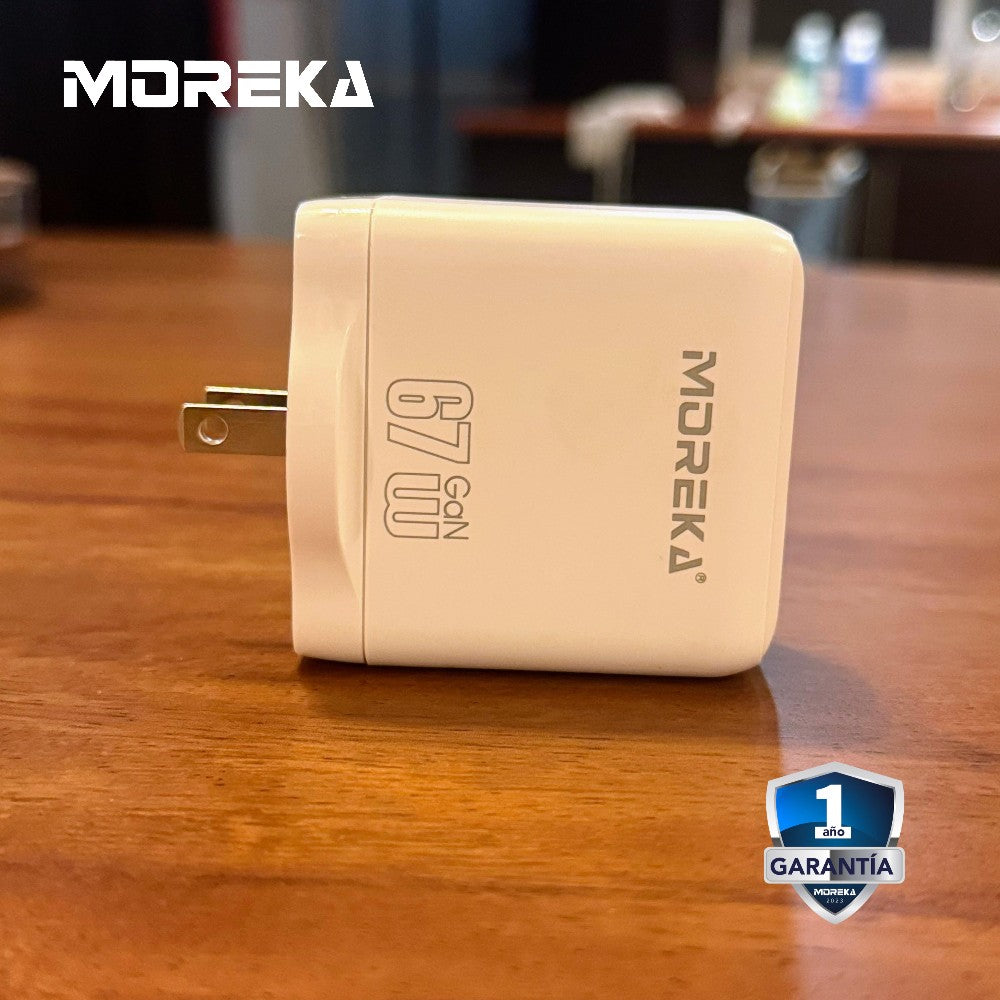 Cubo Turbo Cargador 67W 3 puertos C1 67W C2 67W USB A 30W GAN Ideal para Notebook DHJ-37 - Imagen 8
