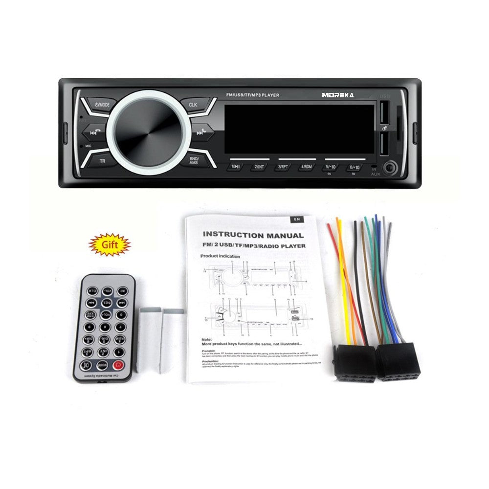 Auto Estéreo radio FM AM audio Bluetooth y llamadas manos libres Moreka SYD-1206 - Imagen 5