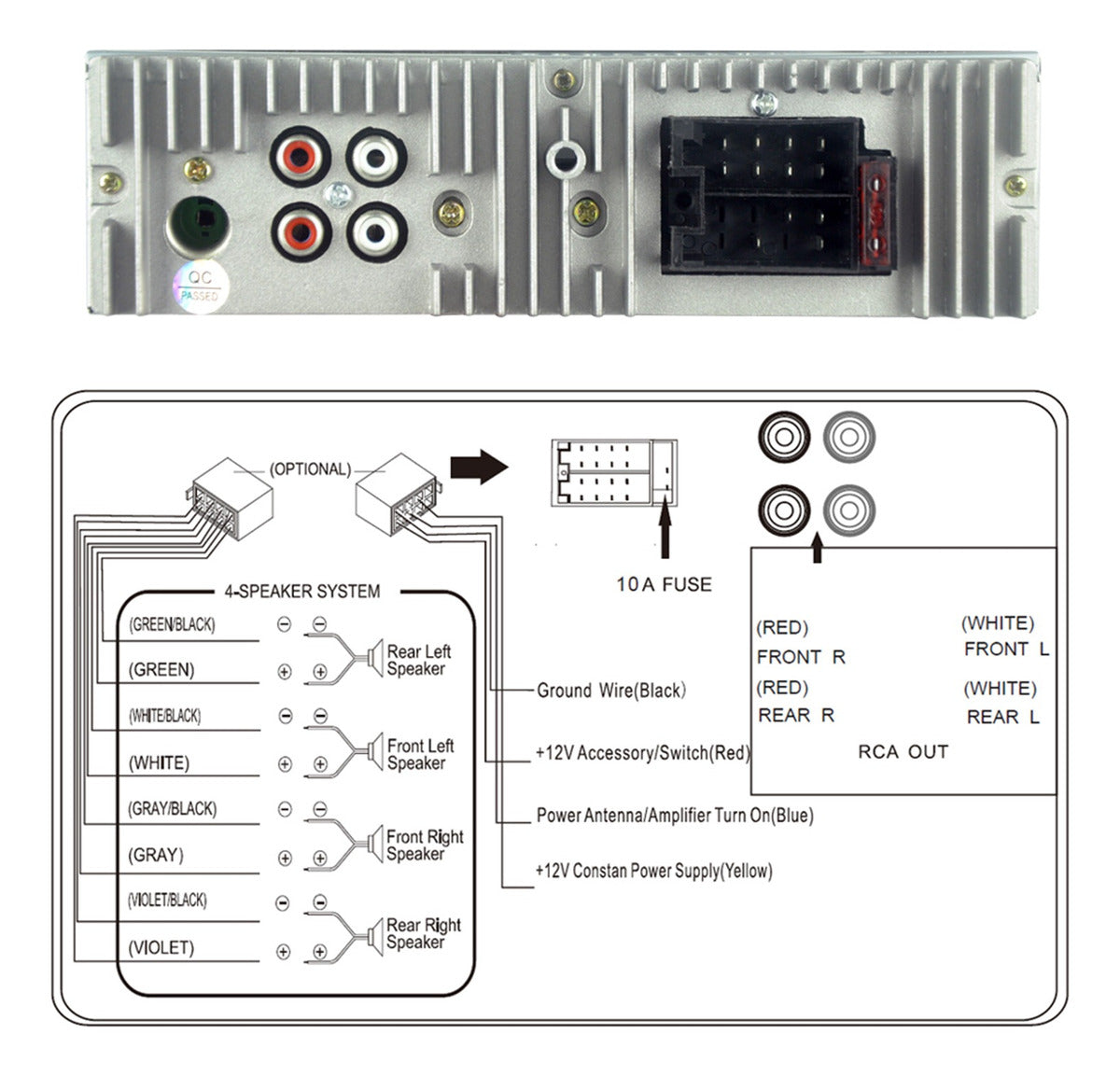 Auto Estéreo radio FM AM audio Bluetooth y llamadas manos libres Moreka SYD-1206 - Imagen 7