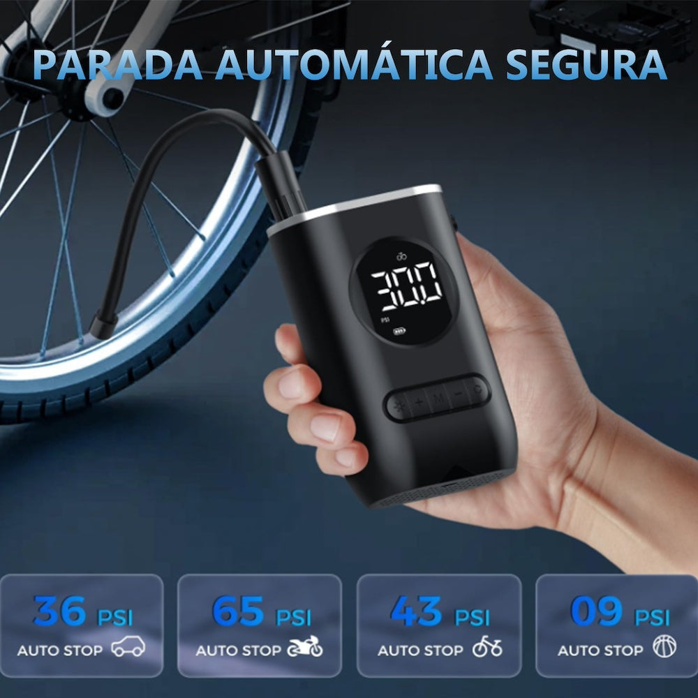 Bomba De Aire Eléctrica Portátil Digital 70W linterna Modelo CZK-3668 - Imagen 5