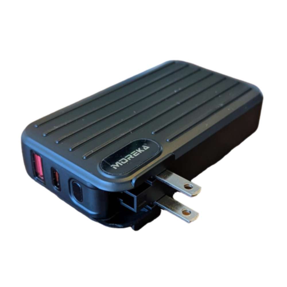 Power Bank Moreka K090 12000 mAh 22.5W cable IP y C clavija plegable - Imagen 2