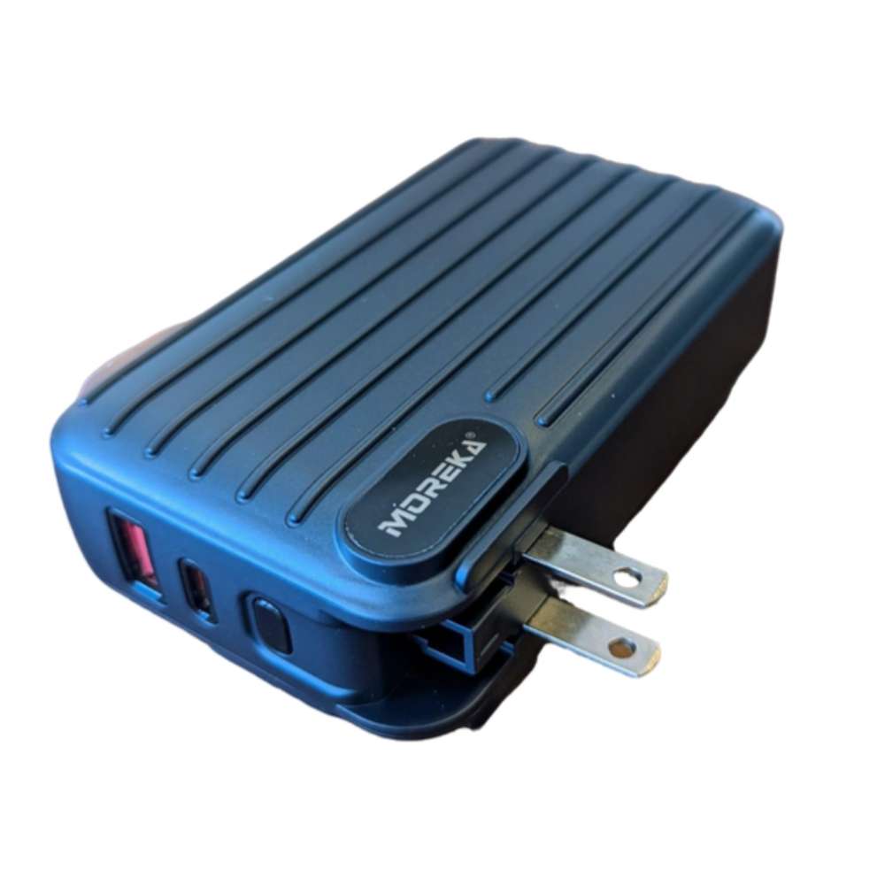 Power Bank Moreka K090 12000 mAh 22.5W cable IP y C clavija plegable - Imagen 9