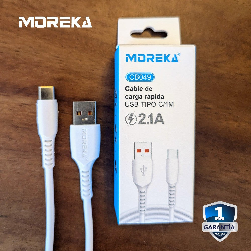 Cable USB Tipo C CB049 2.1 A carga rápida 1 mt - Imagen 6