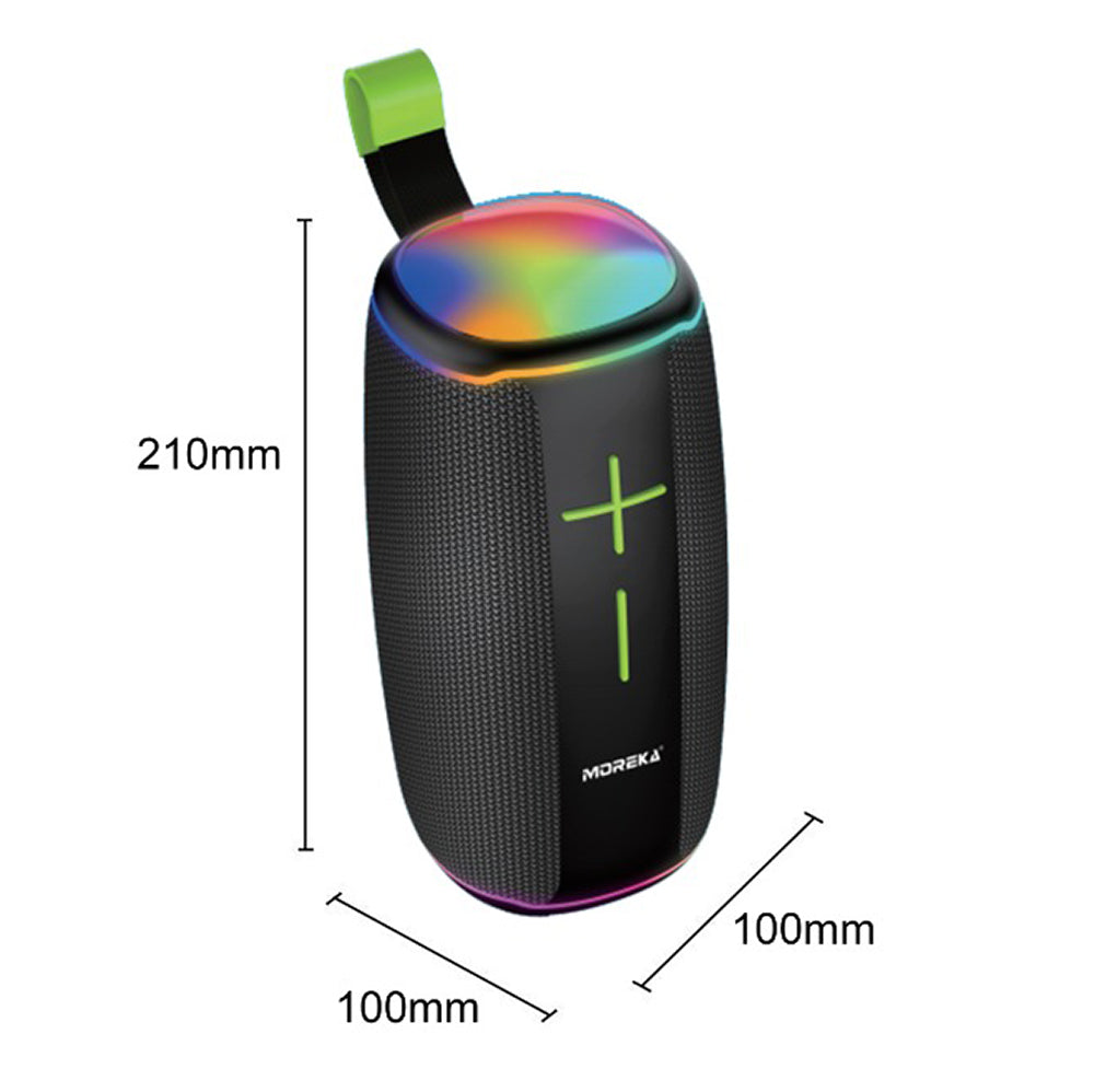 Bocina Moreka 424 20W 3600mAh 5-7 hrs de bateria Bluetooth, Contra Agua IPX6 - Imagen 11