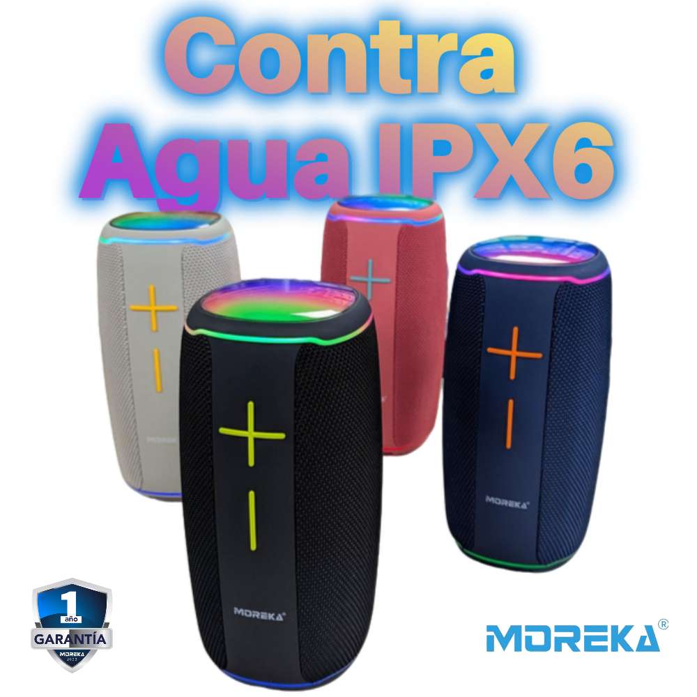 Bocina Moreka 424 20W 3600mAh 5-7 hrs de bateria Bluetooth, Contra Agua IPX6 - Imagen 3