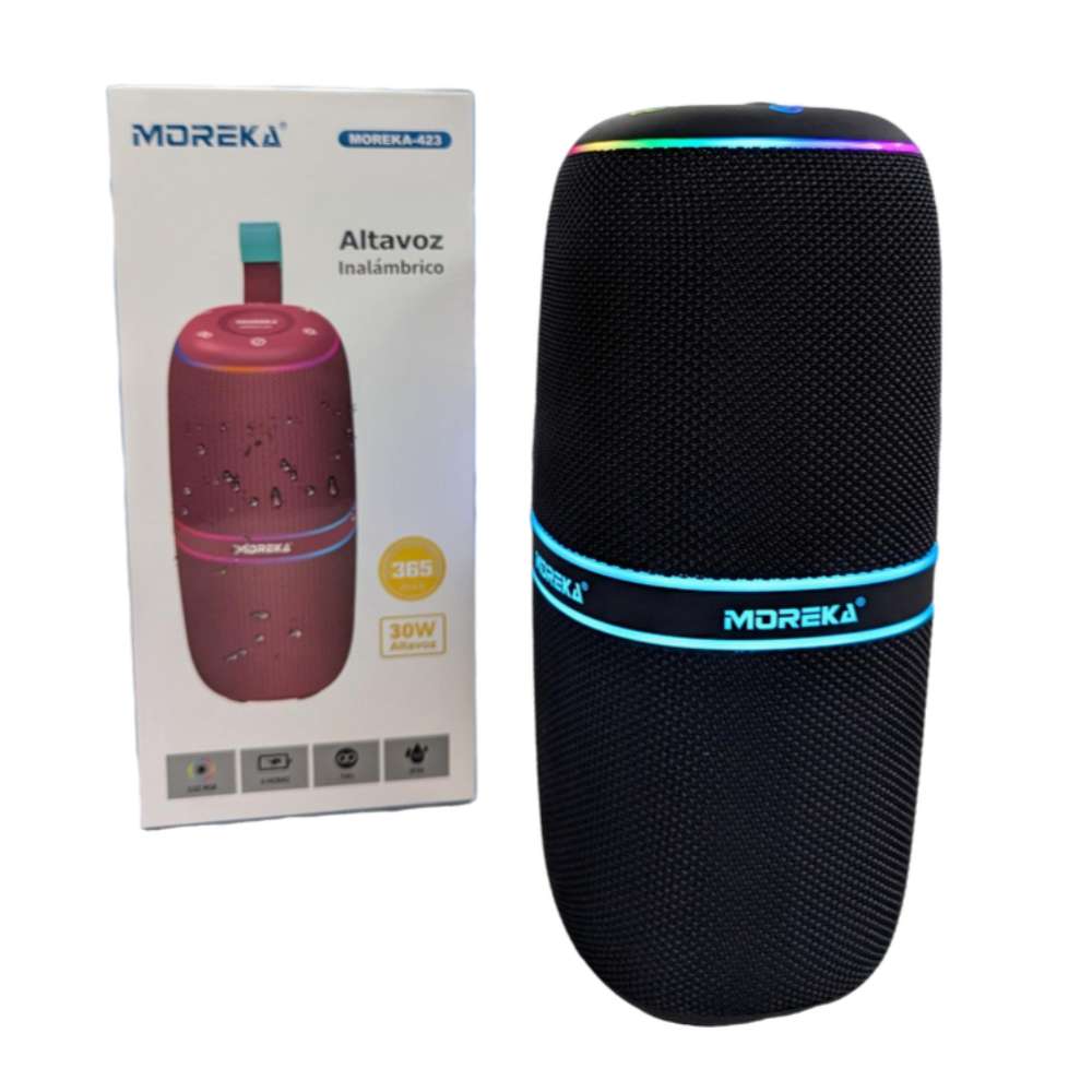 Bocina Moreka 423 30W 3600mAh 5-7 hrs de bateria Bluetooth, Contra Agua IPX6 - Imagen 9