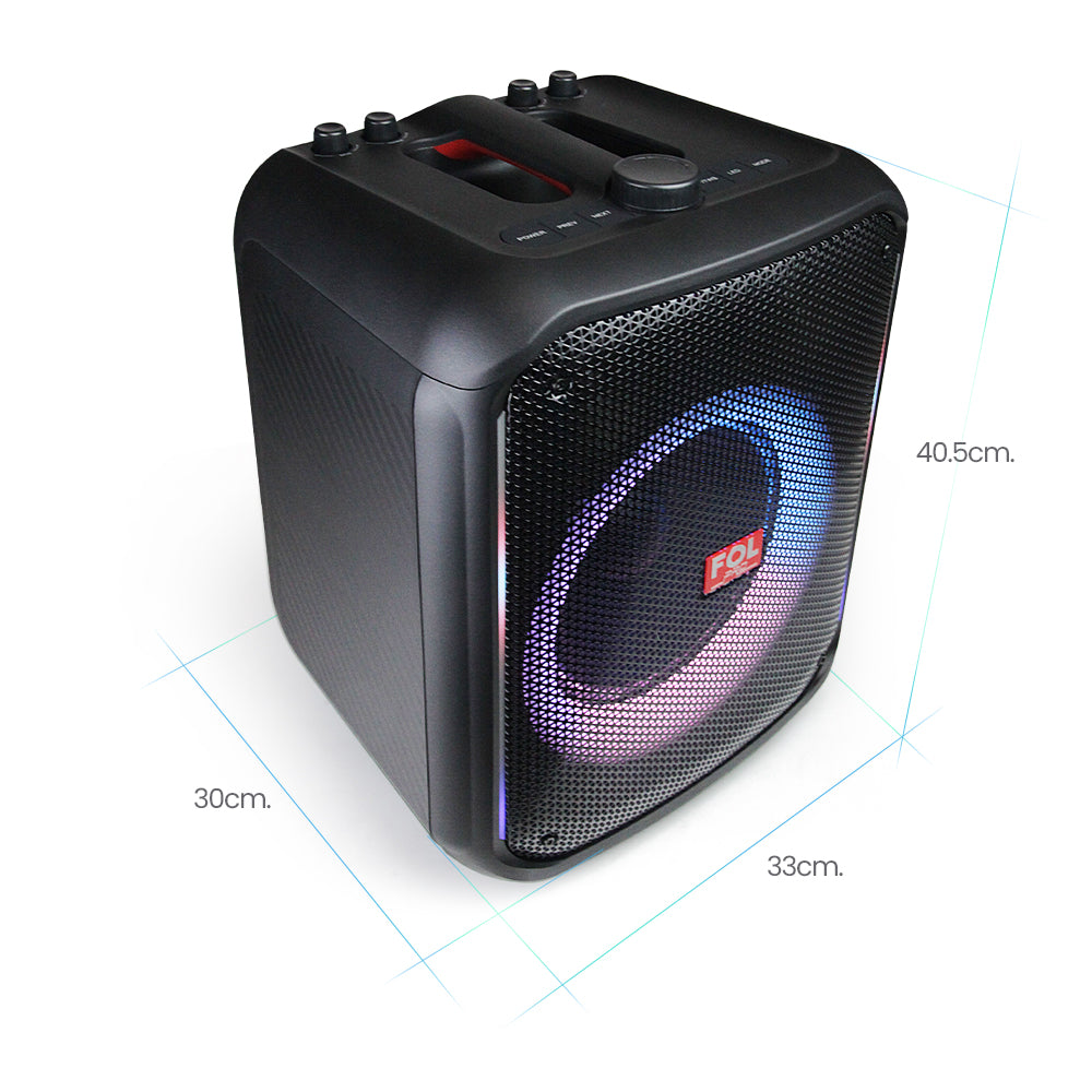 Bocina Fol 70W 6600mAh Bluetooth, TF Card, Radio FM, USB FS-L1218 - Imagen 8