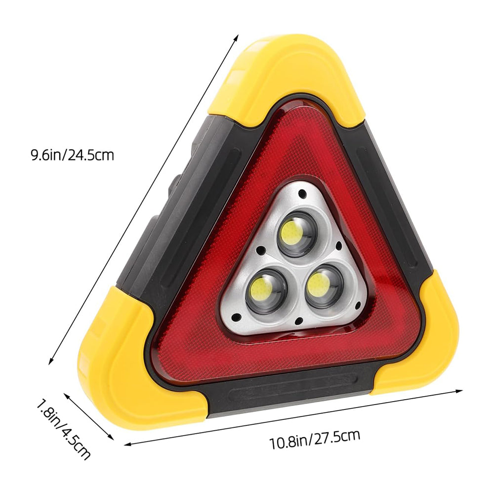 Triángulo de Advertencia LED Solar COB  2200 mAh 27.5 largo  powerbank  IP65 SQ-6610 - Imagen 10
