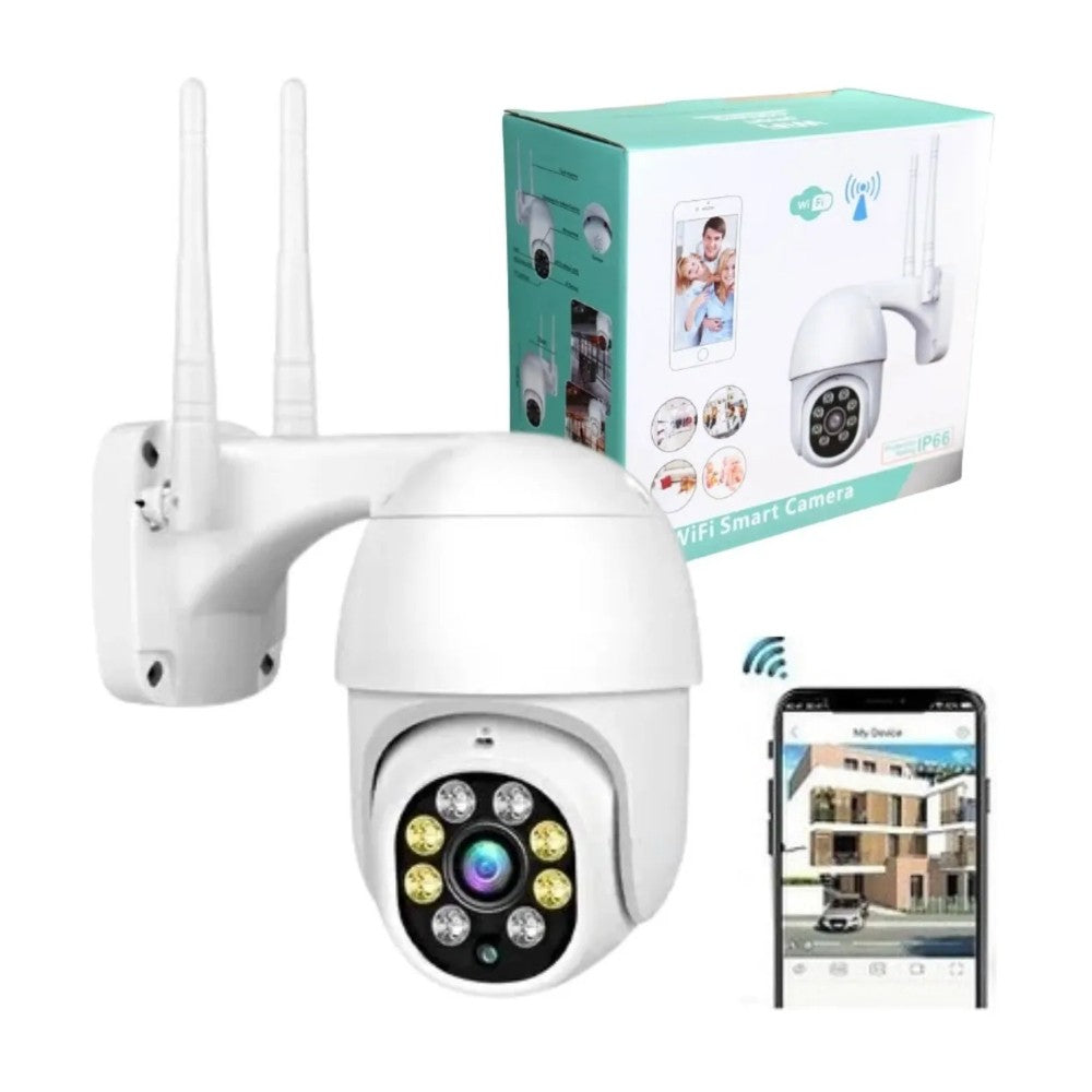 Cámara IP 360° Wifi 5MP Visión Nocturna Certificación IP66 Micrófono y altavoz JK-006 - Imagen 1